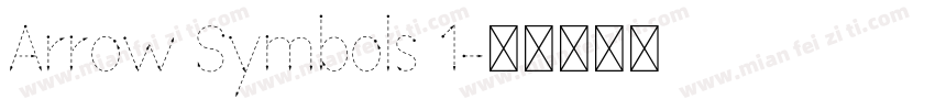 Arrow Symbols 1字体转换